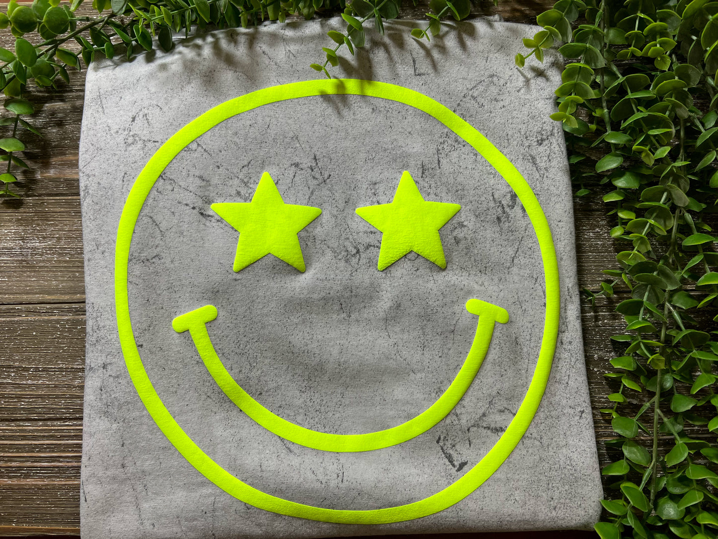 Neon Star Smiley